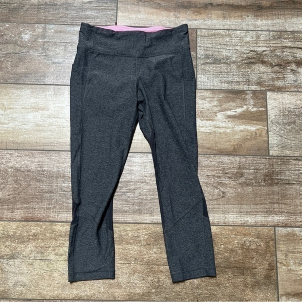Lululemon Athletica | Gray Crop Leggings With Pockets